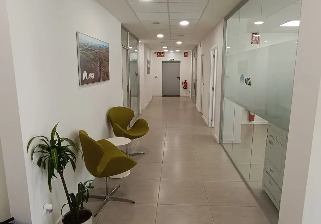 Interior del centro de mando operativo del Itinerario 2 en las oficinas COEX de La Almunia de Doña Godina